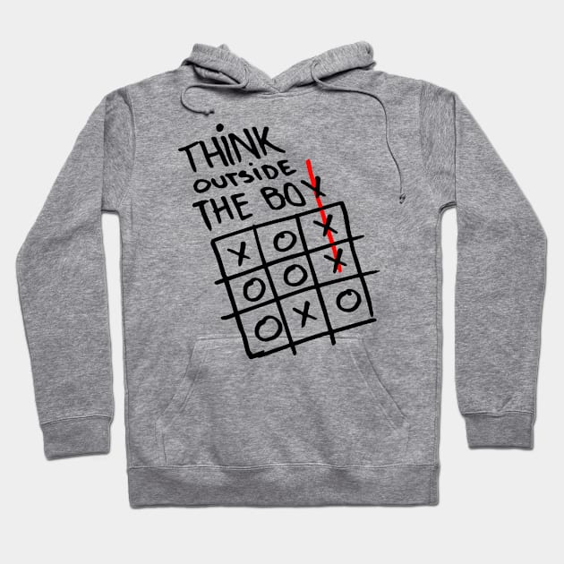 Think outside the box Hoodie by SublimeDesign